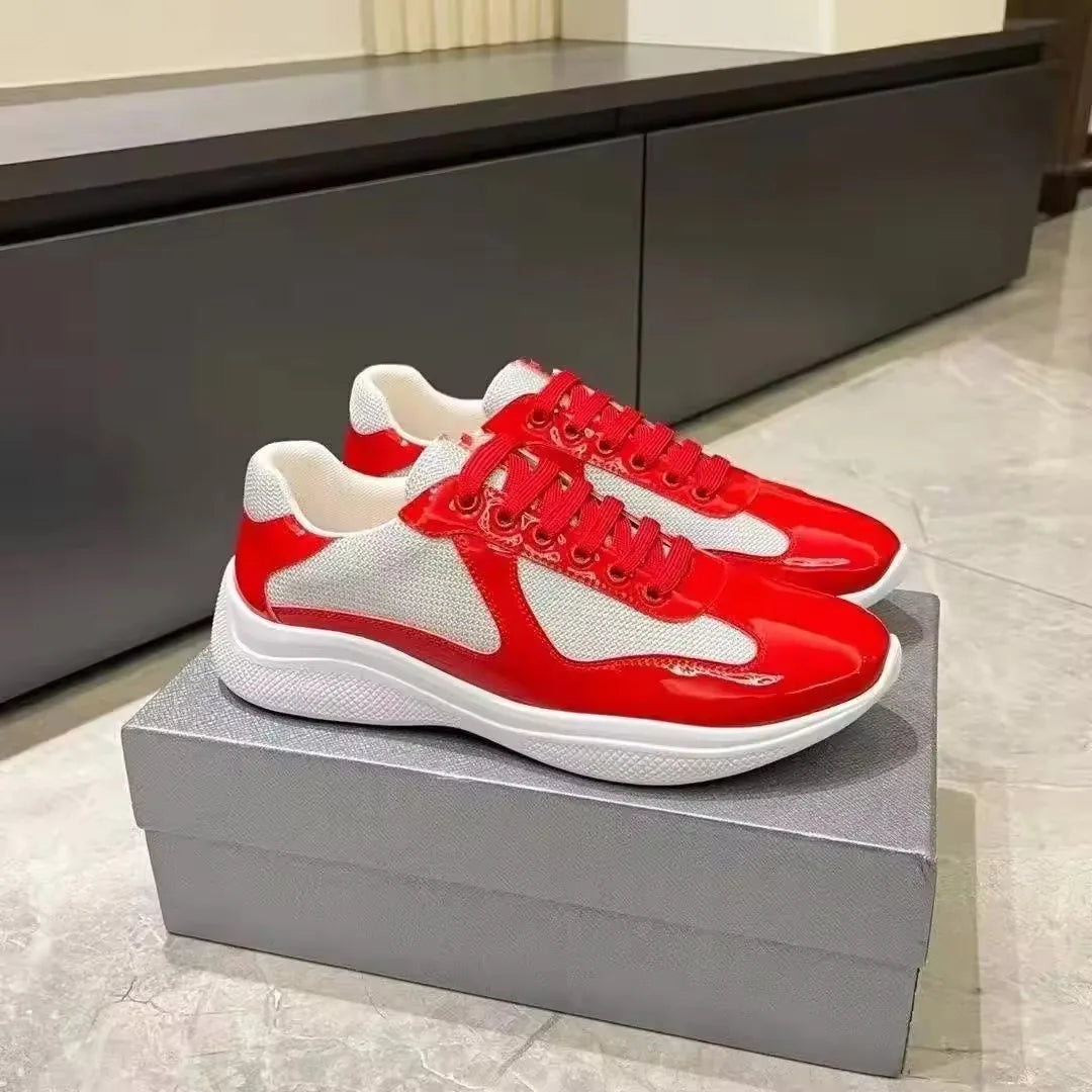 Men's High-End Designer Running Shoes Fashion Patchwork Casual Sports Sneakers