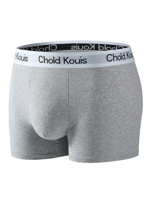 4pcs men's underwear, comfortable, soft breathable athleisure boxer underwear, trendy simple hot-selling men's boxer underwear