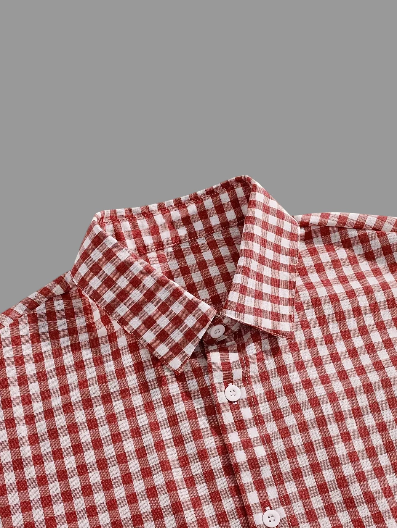 Men's collegiate style plaid casual comfortable short-sleeve shirt for spring, summer, and autumn, suitable for everyday casual