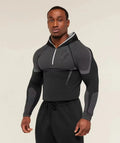 Herren Performance Hoodie – Langarm Sportshirt mit Reißverschluss & Kapuze