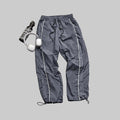 2026 New Style Men's Casual Sports Pants Striped Loose Fit High Waist Standard European Size Couple Matching Long Trousers