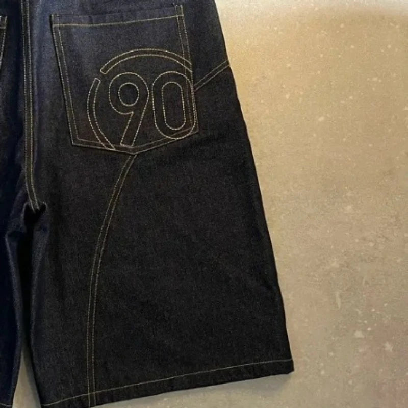 Retro Denim Shorts – Oversize Streetwear Jeansshorts