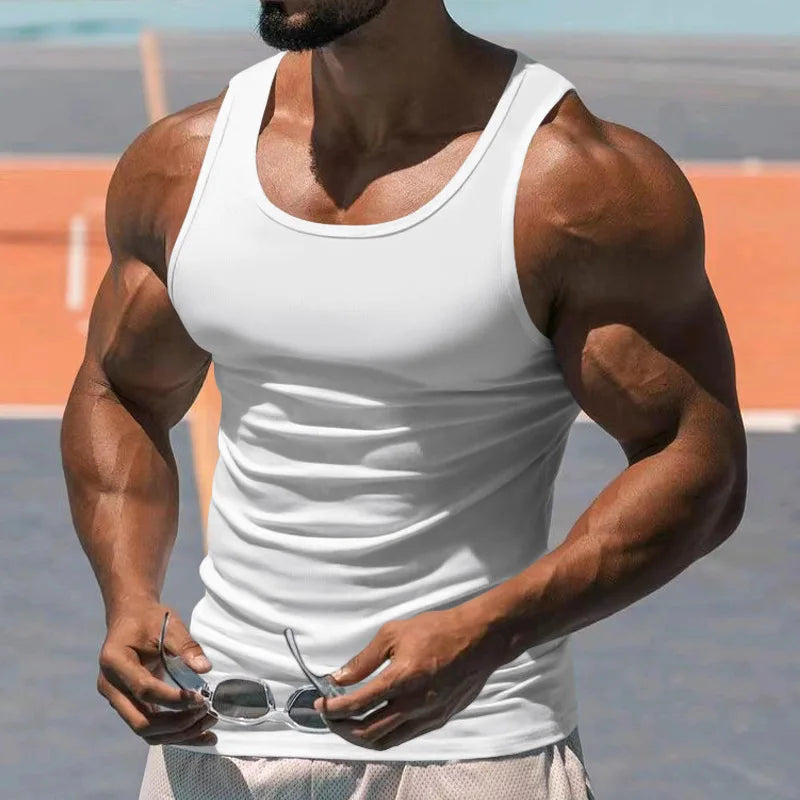 Athletic Herren Tanktop – Slim Fit Baumwoll-Shirt für Gym & Sommer