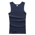 Athletic Men's Tank Top – Slim Fit Cotton Shirt for Gym & Summer