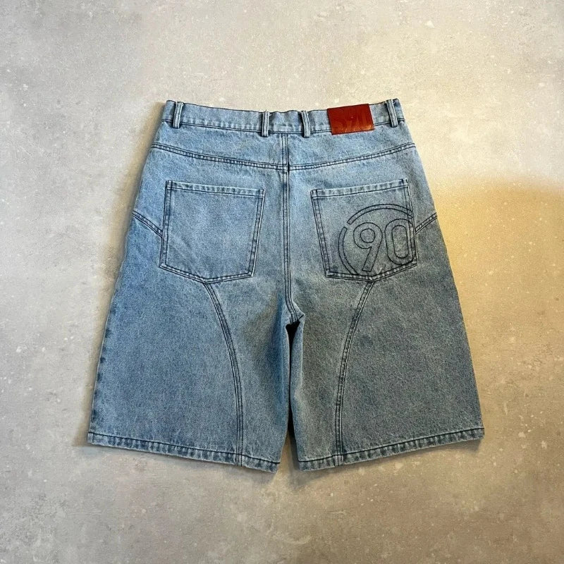 Retro Denim Shorts – Oversize Streetwear Jeansshorts