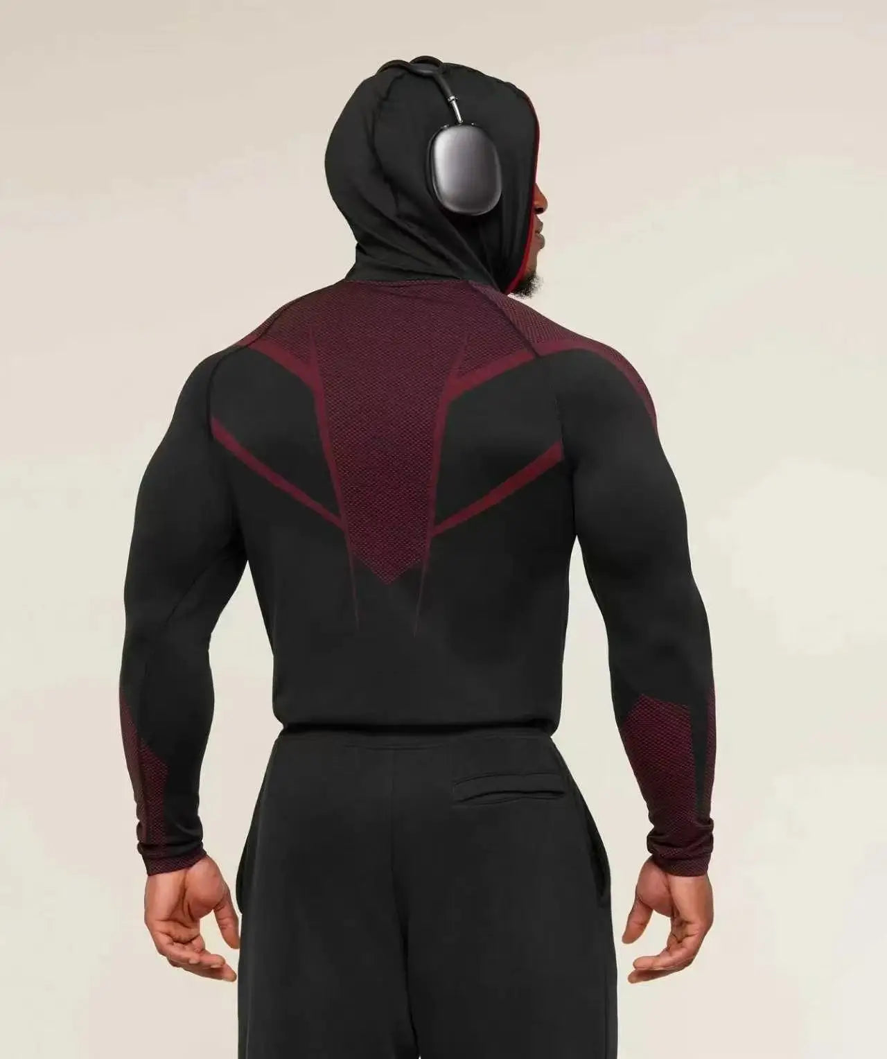 Herren Performance Hoodie – Langarm Sportshirt mit Reißverschluss & Kapuze